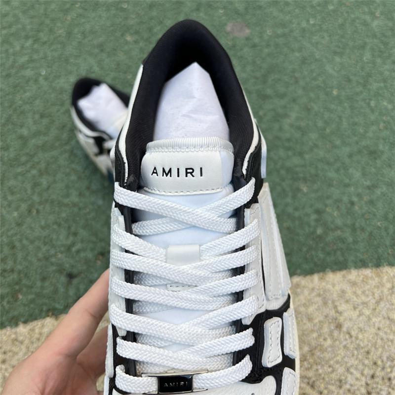 Pk God Amiri Men''s Skel LOW Sneakers WHITE retail materials ready to ship